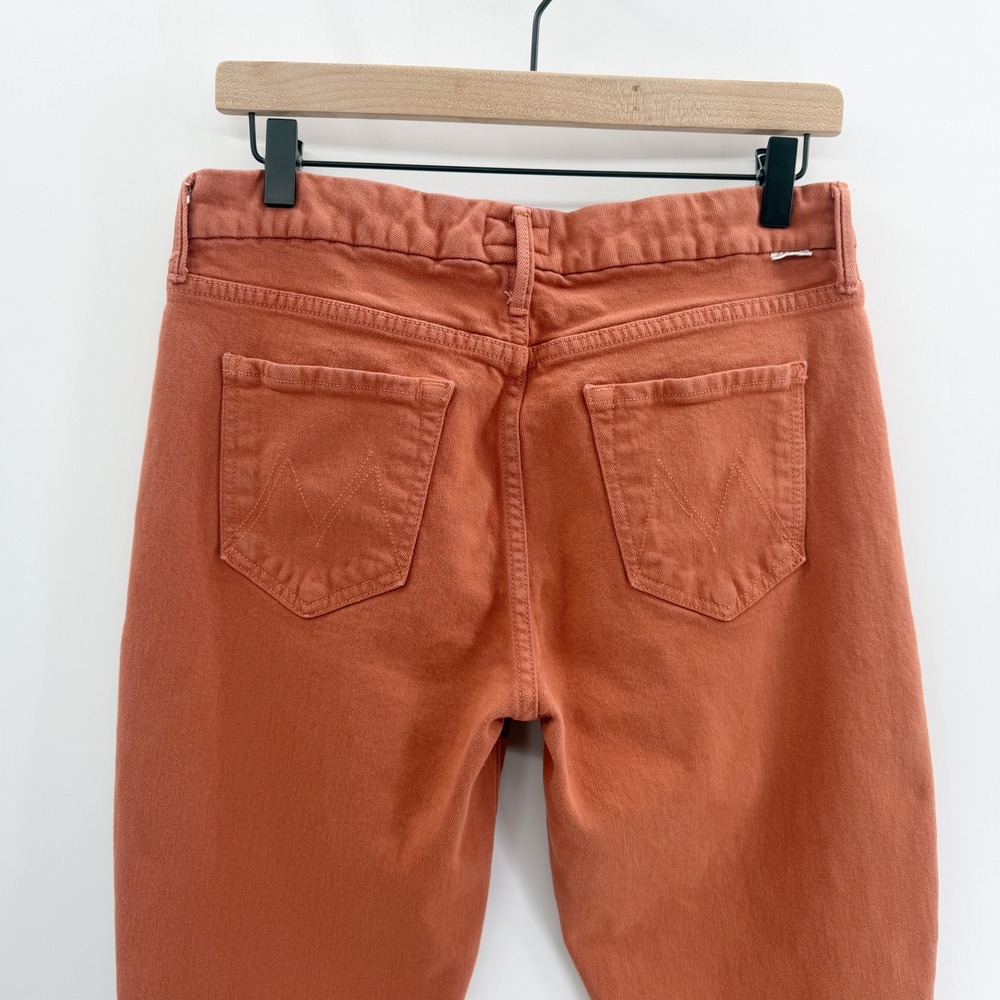 Mother The Looker Ankle Fray‎ in Coconut Shell Terracotta Size 29 - Picture 6 of 14